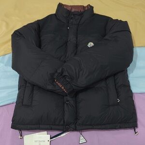 Moncler Reversible Stand Collar Down Jacket